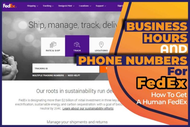 Business hours and phone numbers for fedex how to get a human fedex