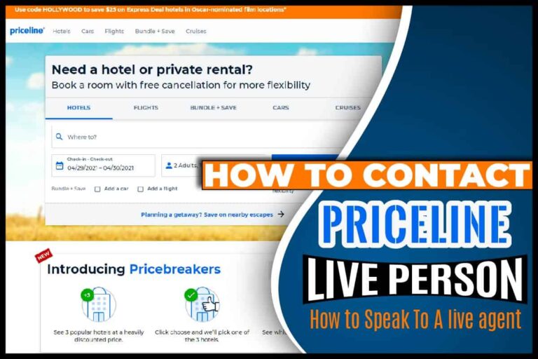 How To Contact Priceline Live person; How To Speak To A