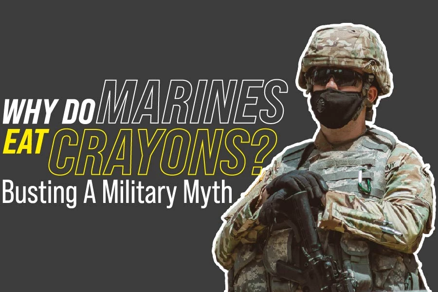 U.S. Naval Institute on X: It's National Crayon Day. Other branches of the  military have long joked that Marines are so dim-witted that they eat  crayons. A leatherneck has leaned into the