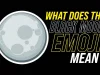 What Does The Black Moon Emoji Mean