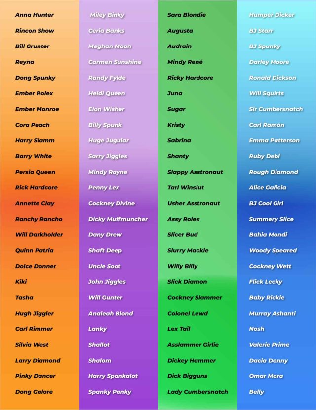 The Best 500 Stripper Names The Complete List 