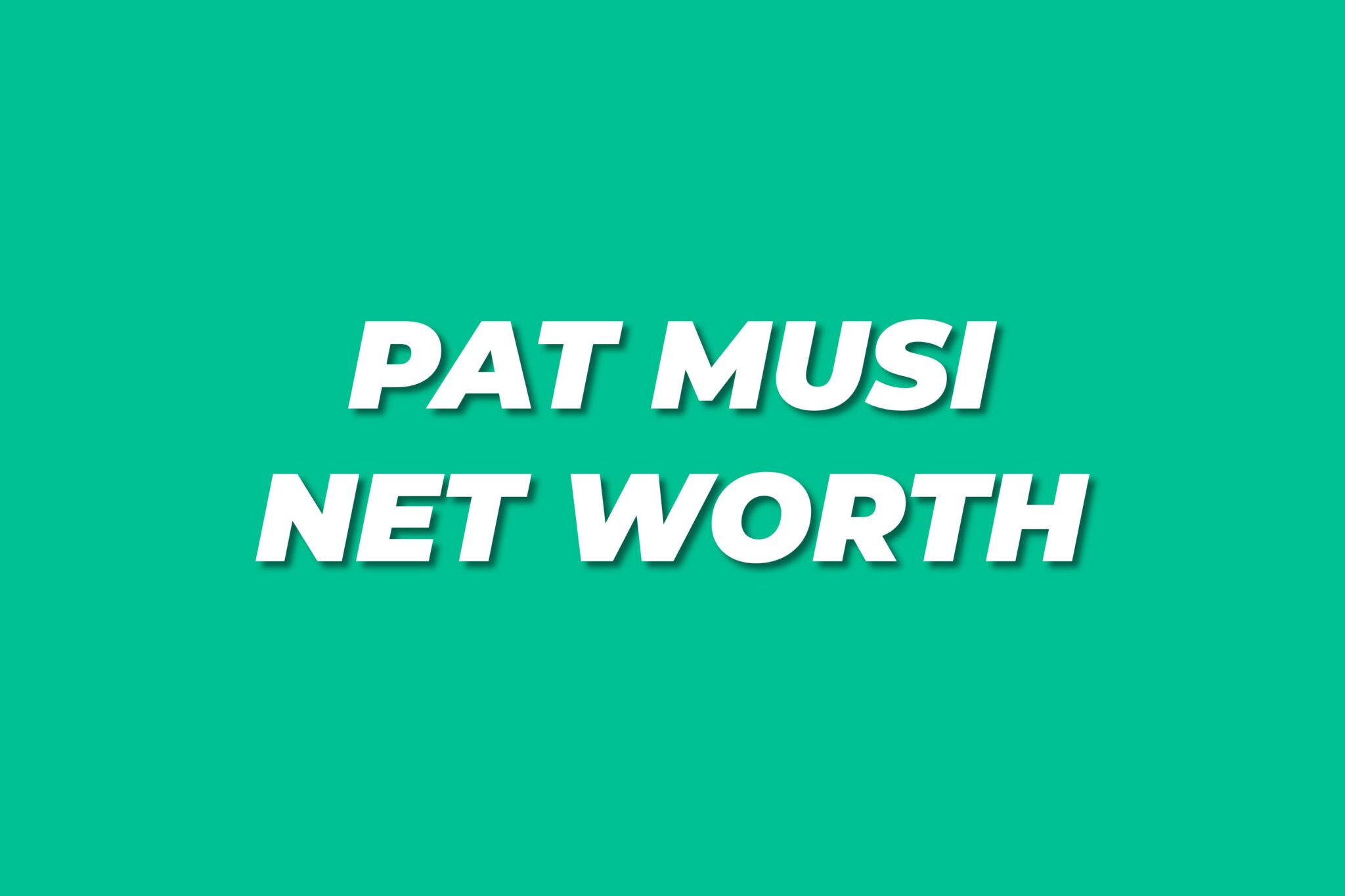 Pat Musi Net Worth A Remarkable Drag Racer and Entrepreneur South