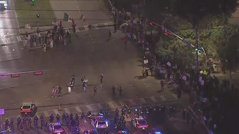 Dallas Police Close Park Amid Rising Tensions During Immigration Protest