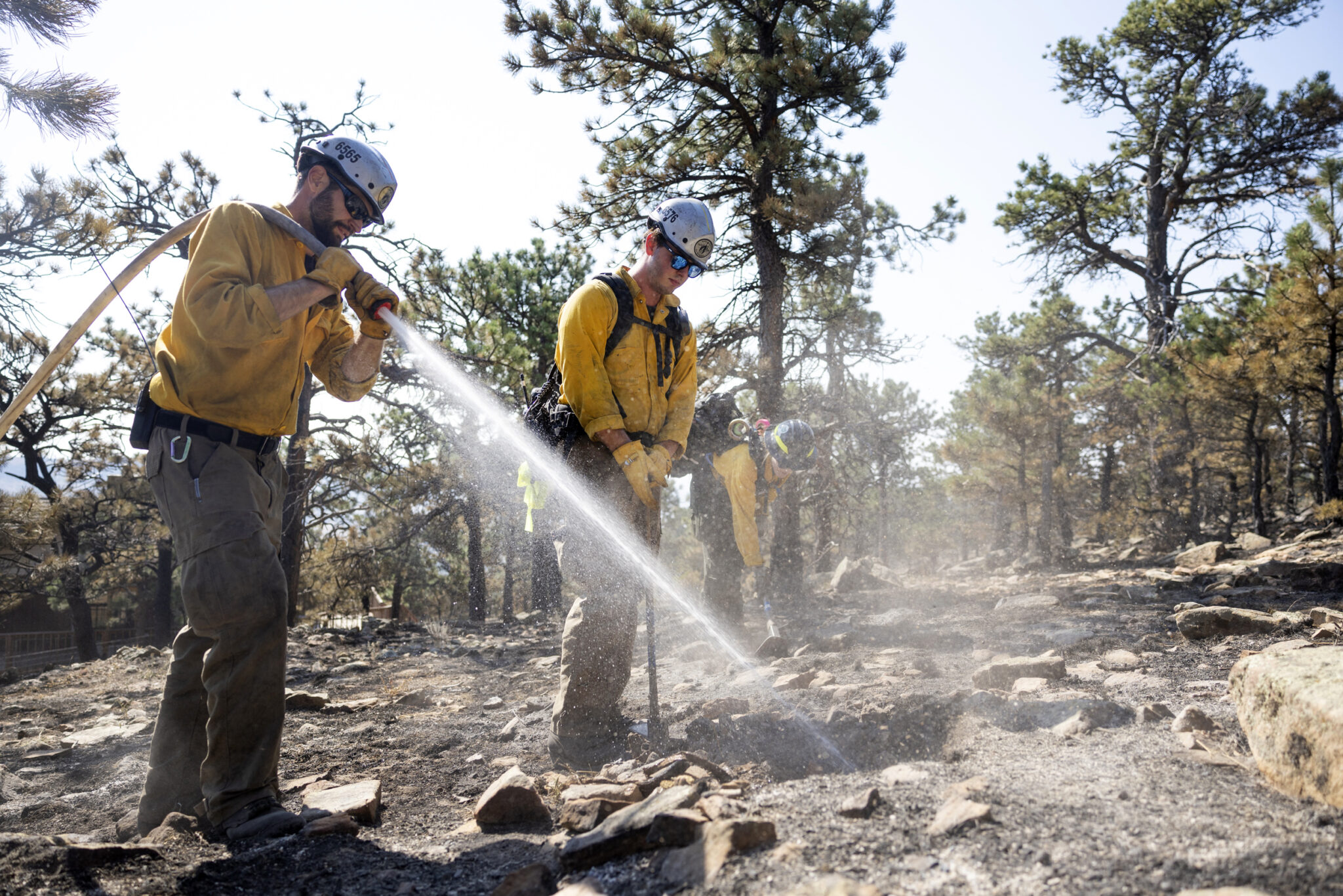 Firefighting Teams Make Progress on Containment of Wildfires in Western ...