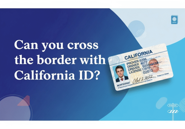 Can You Cross the Border with California ID