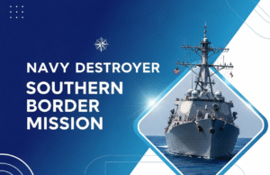 navy destroyer southern border mission